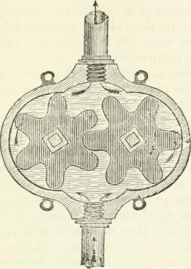 An illustration from A descriptive and historical account of hydraulic and other machines for raising water, ancient and modern : with observations on various subjects connected with the mechanic arts: including the progressive development of the steam engine, 1876, leaf 299
