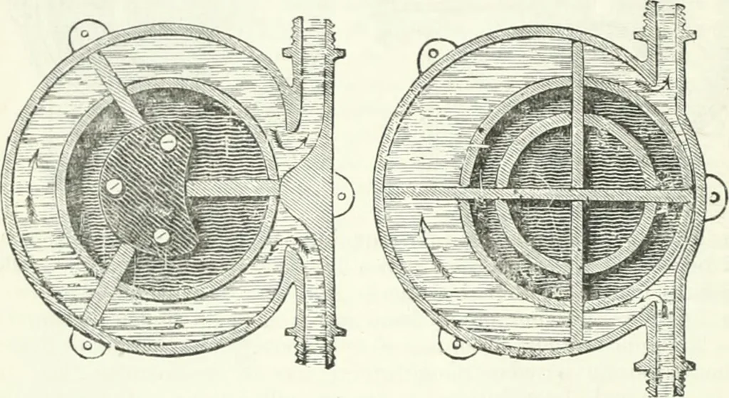 An illustration from A descriptive and historical account of hydraulic and other machines for raising water, ancient and modern : with observations on various subjects connected with the mechanic arts: including the progressive development of the steam engine, 1876, leaf 304