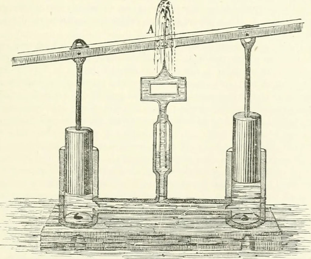 An illustration from A descriptive and historical account of hydraulic and other machines for raising water, ancient and modern : with observations on various subjects connected with the mechanic arts: including the progressive development of the steam engine, 1876, leaf 319