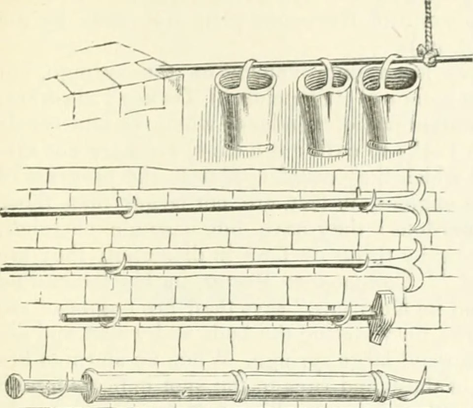 An illustration from A descriptive and historical account of hydraulic and other machines for raising water, ancient and modern : with observations on various subjects connected with the mechanic arts: including the progressive development of the steam engine, 1876, leaf 329