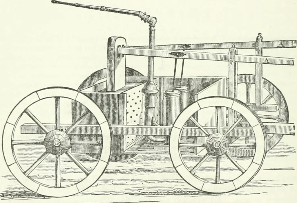 An illustration from A descriptive and historical account of hydraulic and other machines for raising water, ancient and modern : with observations on various subjects connected with the mechanic arts: including the progressive development of the steam engine, 1876, leaf 338