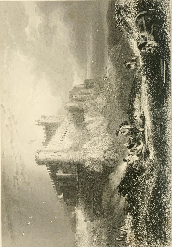 An illustration from Descriptive and historical notices of some remarkable Northumbrian, castles, churches, and antiquities ... With biographical notices of eminent persons, 1852, leaf 356