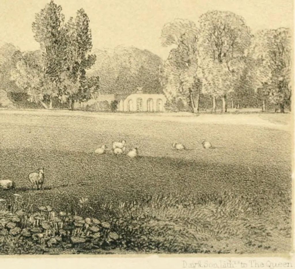 An illustration from Descriptive and historical notices of some remarkable Northumbrian, castles, churches, and antiquities ... With biographical notices of eminent persons, 1852, leaf 404