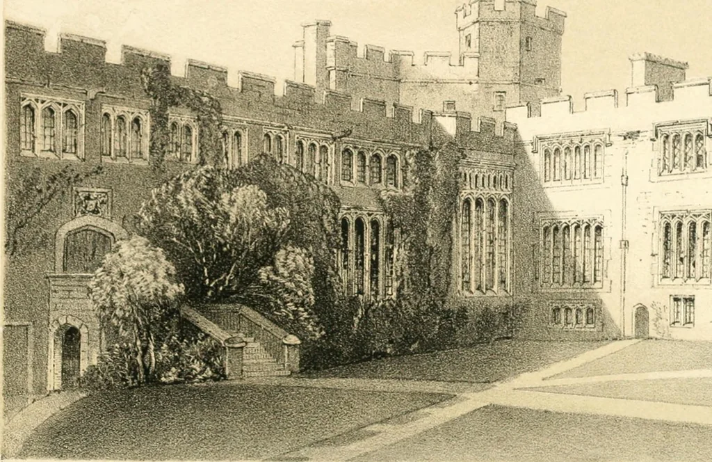An illustration from Descriptive and historical notices of some remarkable Northumbrian, castles, churches, and antiquities ... With biographical notices of eminent persons, 1852, leaf 452