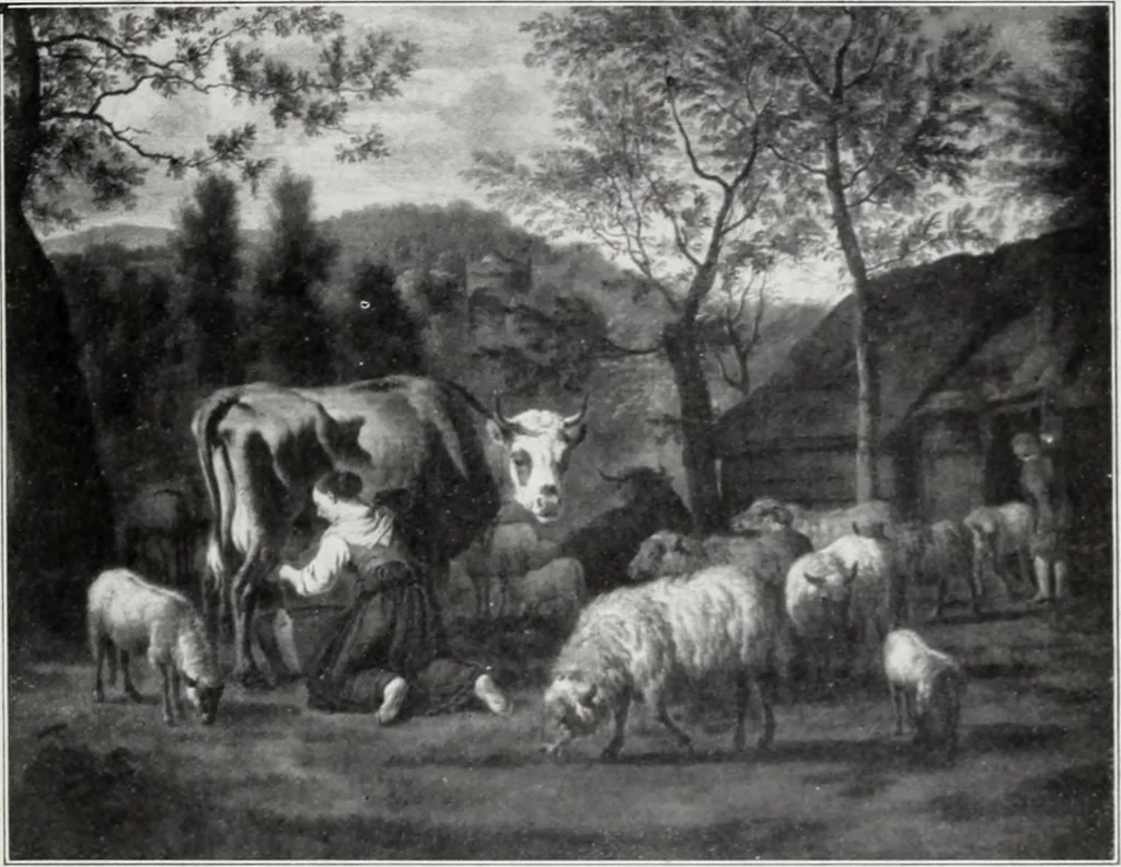 An illustration from A descriptive and illustrated catalogue of 150 paintings by old masters of the Dutch, Flemish, German, Italian, Spanish and French schools from the Kleinberger Galleries, 1911, leaf 102