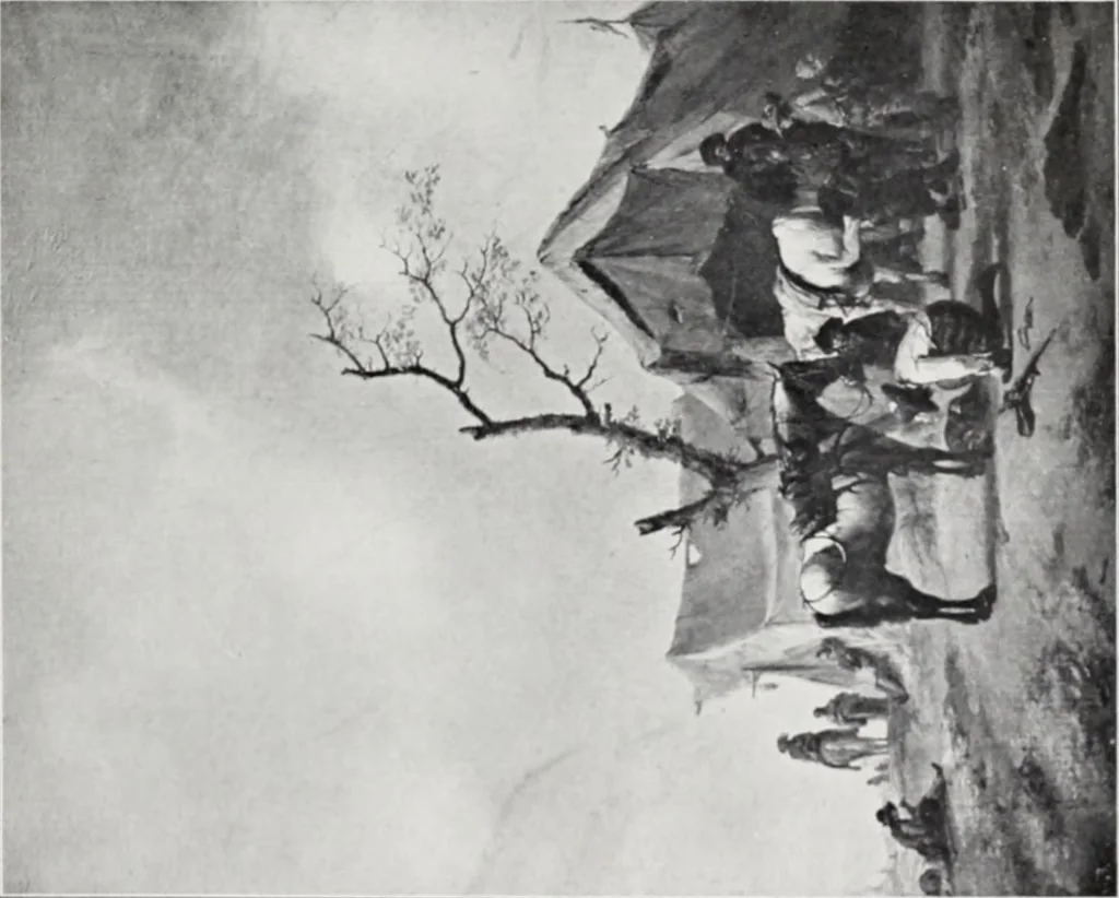 An illustration from A descriptive and illustrated catalogue of 150 paintings by old masters of the Dutch, Flemish, German, Italian, Spanish and French schools from the Kleinberger Galleries, 1911, leaf 106