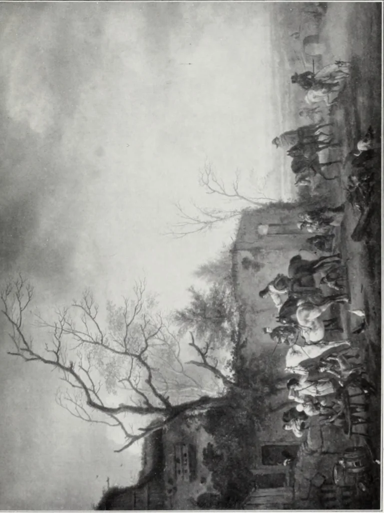 An illustration from A descriptive and illustrated catalogue of 150 paintings by old masters of the Dutch, Flemish, German, Italian, Spanish and French schools from the Kleinberger Galleries, 1911, leaf 108