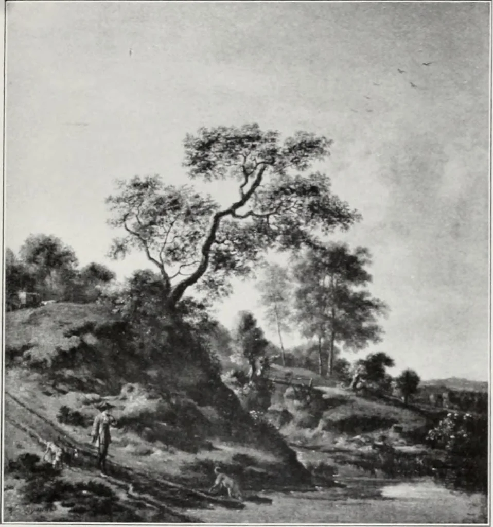 An illustration from A descriptive and illustrated catalogue of 150 paintings by old masters of the Dutch, Flemish, German, Italian, Spanish and French schools from the Kleinberger Galleries, 1911, leaf 110