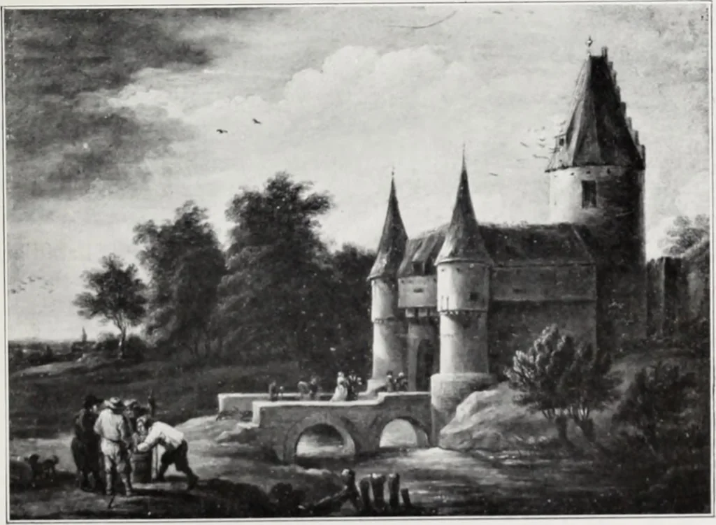 An illustration from A descriptive and illustrated catalogue of 150 paintings by old masters of the Dutch, Flemish, German, Italian, Spanish and French schools from the Kleinberger Galleries, 1911, leaf 128
