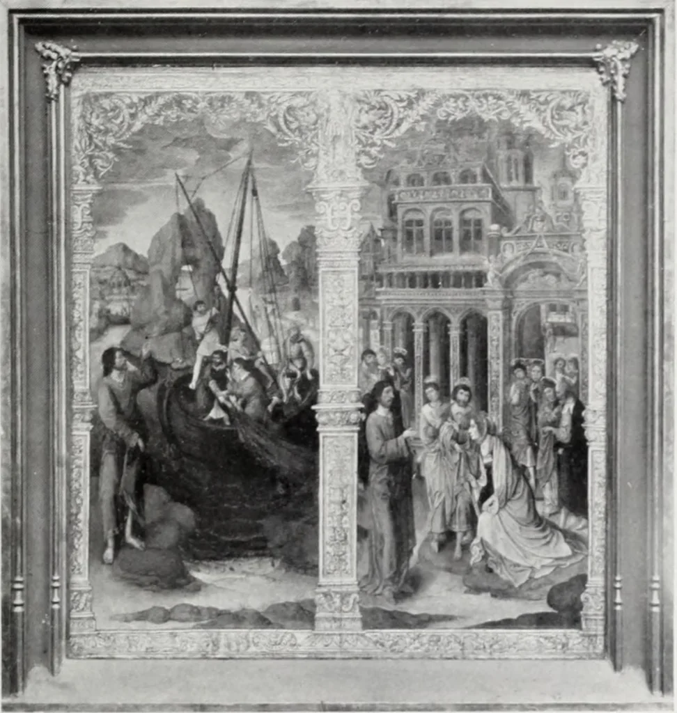 An illustration from A descriptive and illustrated catalogue of 150 paintings by old masters of the Dutch, Flemish, German, Italian, Spanish and French schools from the Kleinberger Galleries, 1911, leaf 142