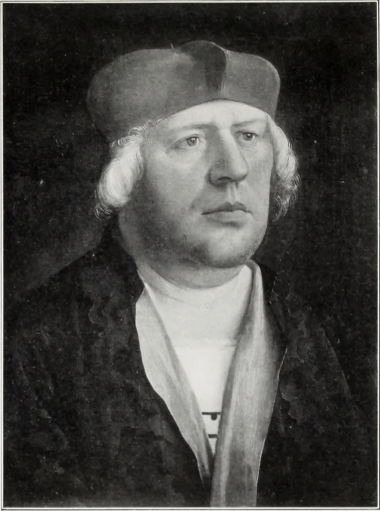 An illustration from A descriptive and illustrated catalogue of 150 paintings by old masters of the Dutch, Flemish, German, Italian, Spanish and French schools from the Kleinberger Galleries, 1911, leaf 156