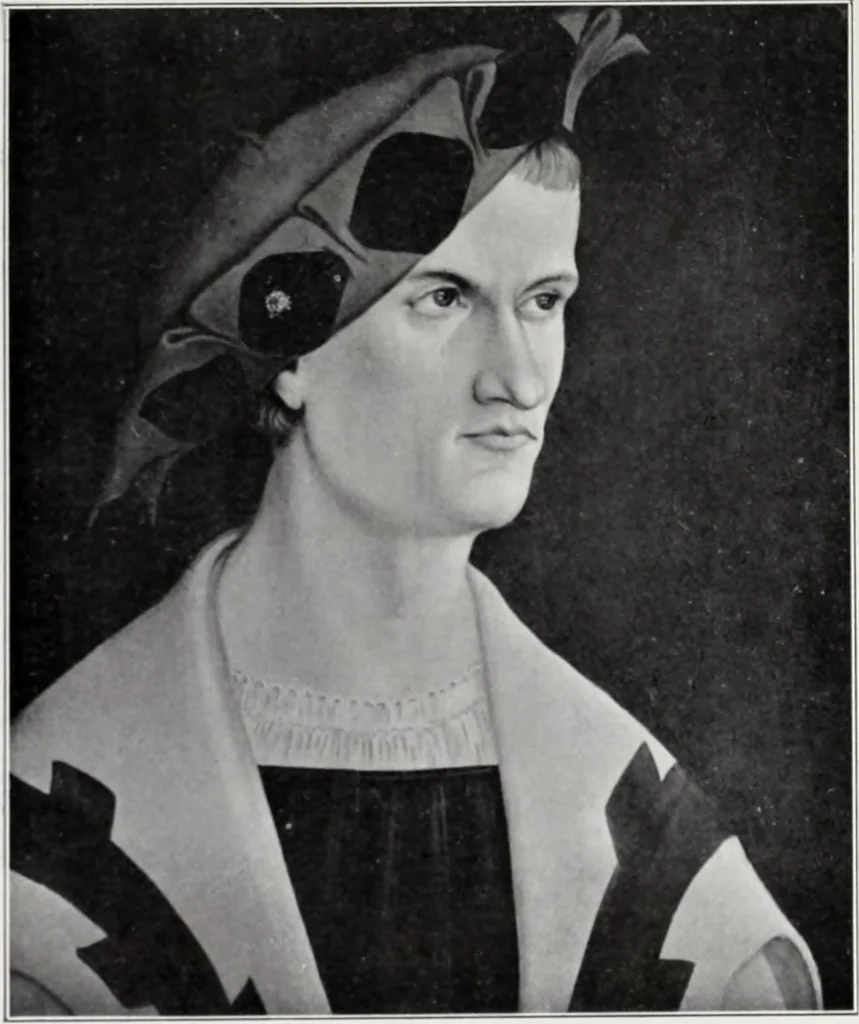 An illustration from A descriptive and illustrated catalogue of 150 paintings by old masters of the Dutch, Flemish, German, Italian, Spanish and French schools from the Kleinberger Galleries, 1911, leaf 156