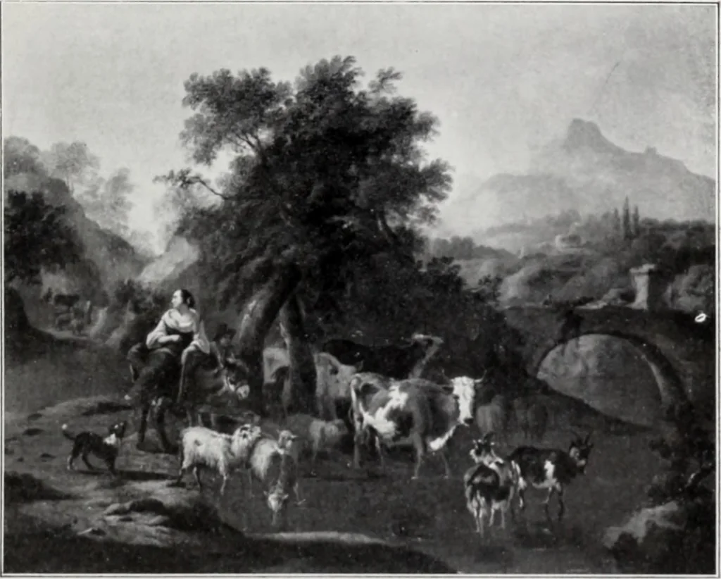An illustration from A descriptive and illustrated catalogue of 150 paintings by old masters of the Dutch, Flemish, German, Italian, Spanish and French schools from the Kleinberger Galleries, 1911, leaf 16