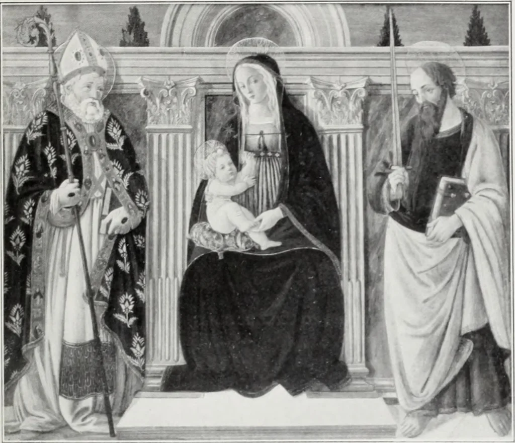 An illustration from A descriptive and illustrated catalogue of 150 paintings by old masters of the Dutch, Flemish, German, Italian, Spanish and French schools from the Kleinberger Galleries, 1911, leaf 168
