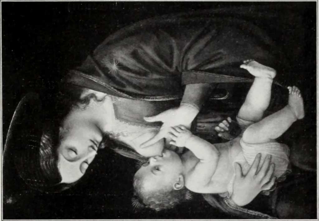 An illustration from A descriptive and illustrated catalogue of 150 paintings by old masters of the Dutch, Flemish, German, Italian, Spanish and French schools from the Kleinberger Galleries, 1911, leaf 174