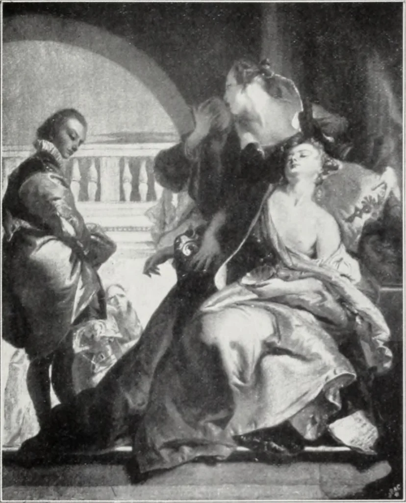 An illustration from A descriptive and illustrated catalogue of 150 paintings by old masters of the Dutch, Flemish, German, Italian, Spanish and French schools from the Kleinberger Galleries, 1911, leaf 182