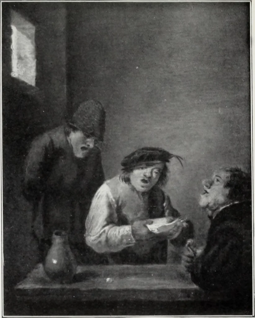 An illustration from A descriptive and illustrated catalogue of 150 paintings by old masters of the Dutch, Flemish, German, Italian, Spanish and French schools from the Kleinberger Galleries, 1911, leaf 22