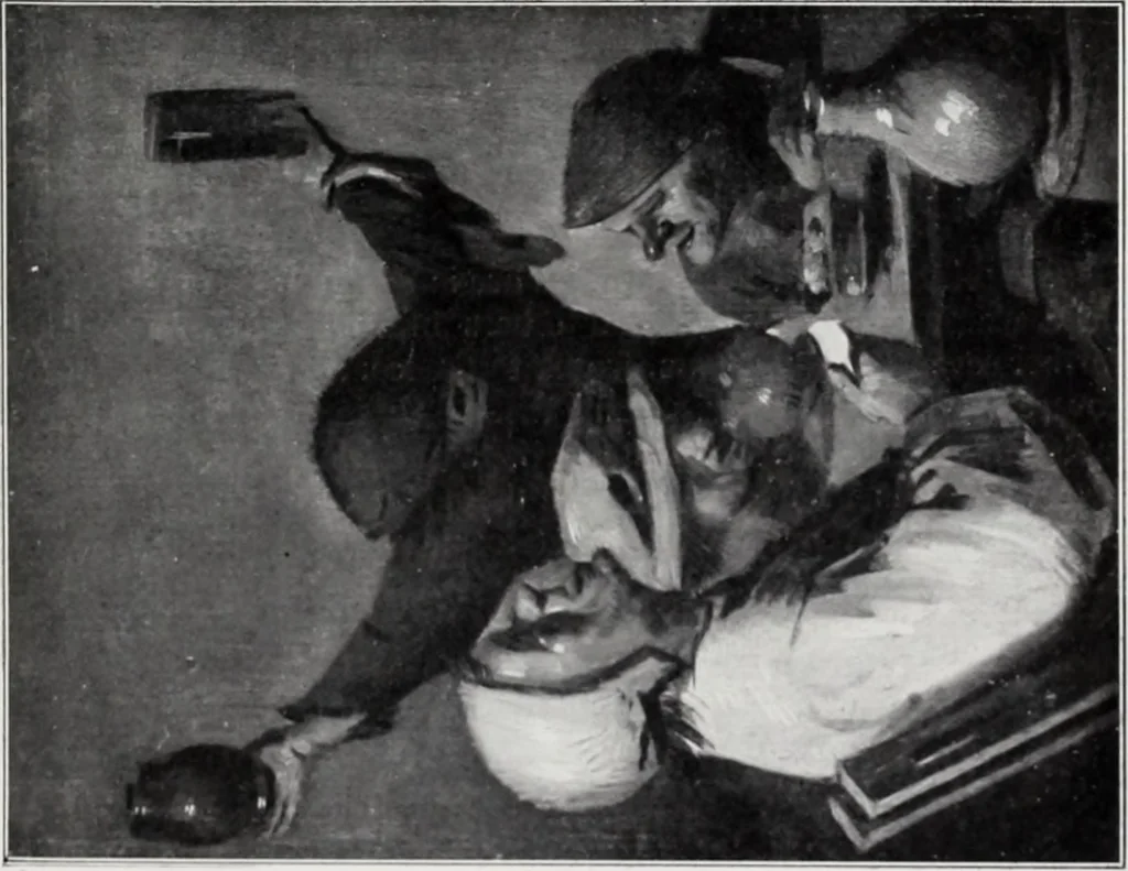An illustration from A descriptive and illustrated catalogue of 150 paintings by old masters of the Dutch, Flemish, German, Italian, Spanish and French schools from the Kleinberger Galleries, 1911, leaf 22