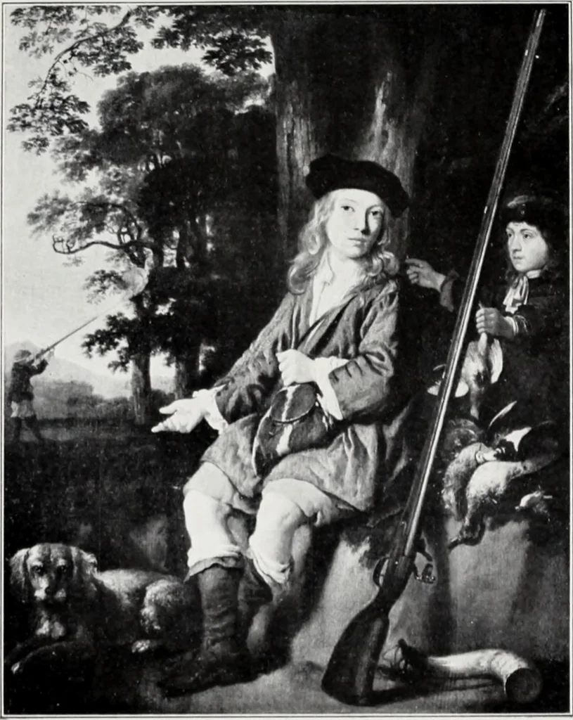 An illustration from A descriptive and illustrated catalogue of 150 paintings by old masters of the Dutch, Flemish, German, Italian, Spanish and French schools from the Kleinberger Galleries, 1911, leaf 34