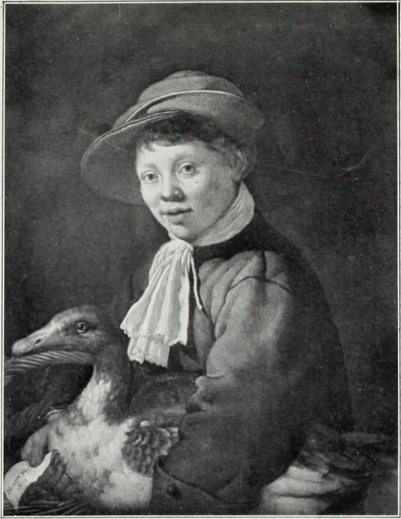 An illustration from A descriptive and illustrated catalogue of 150 paintings by old masters of the Dutch, Flemish, German, Italian, Spanish and French schools from the Kleinberger Galleries, 1911, leaf 36