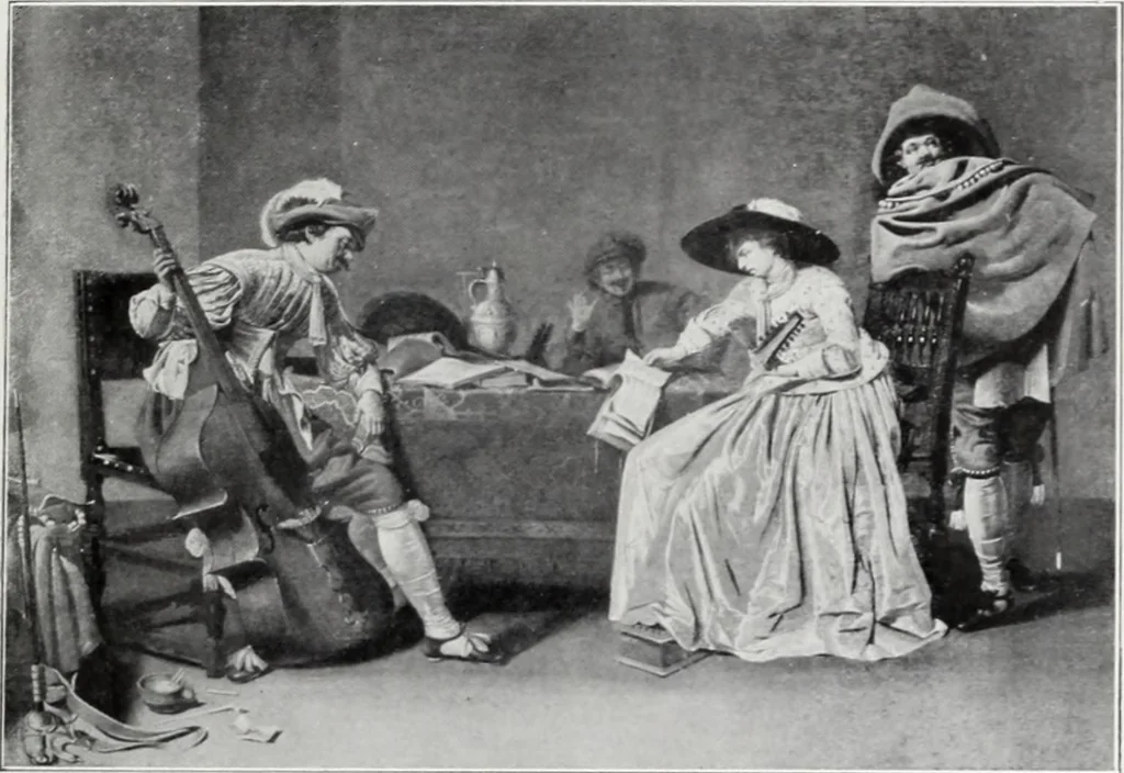 An illustration from A descriptive and illustrated catalogue of 150 paintings by old masters of the Dutch, Flemish, German, Italian, Spanish and French schools from the Kleinberger Galleries, 1911, leaf 38