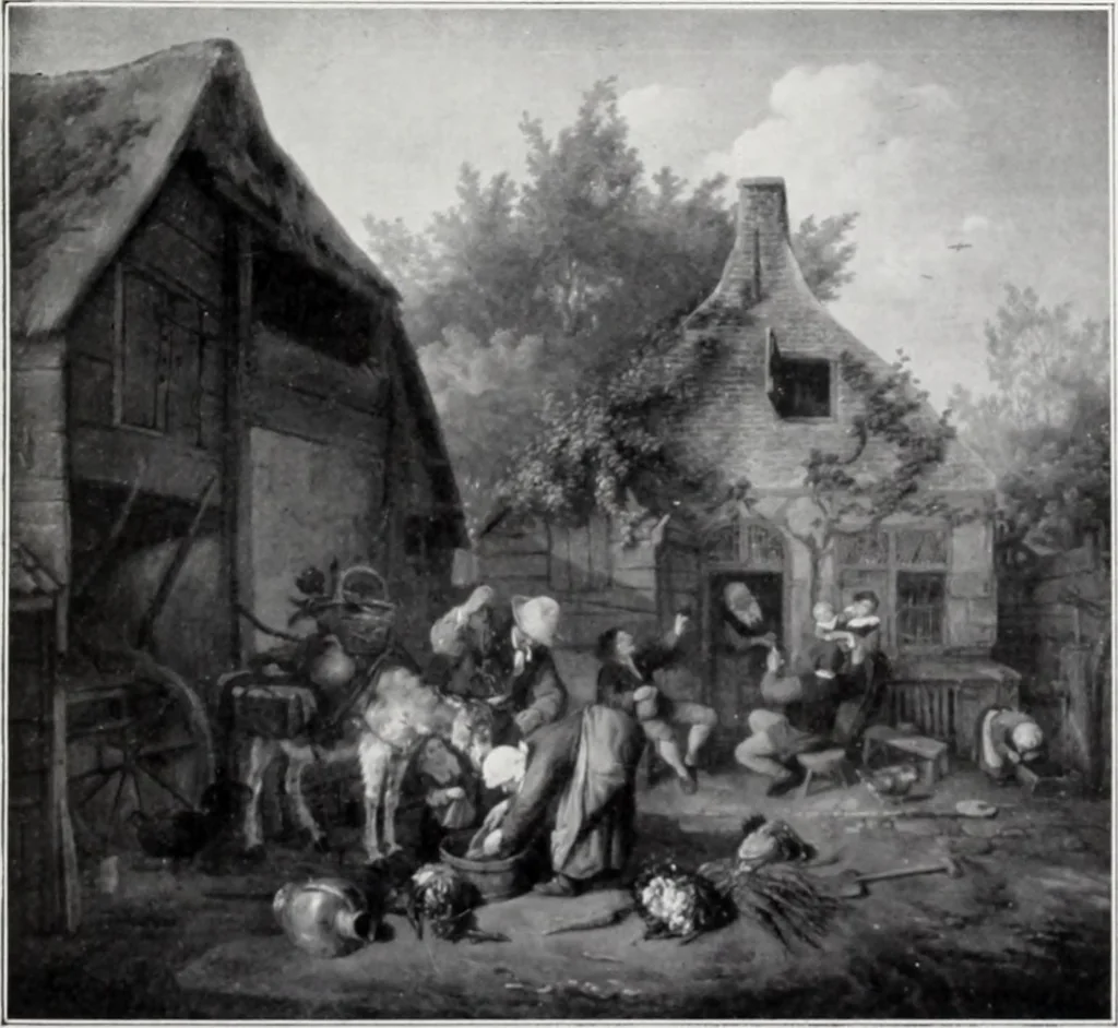 An illustration from A descriptive and illustrated catalogue of 150 paintings by old masters of the Dutch, Flemish, German, Italian, Spanish and French schools from the Kleinberger Galleries, 1911, leaf 38