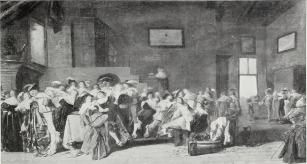 An illustration from A descriptive and illustrated catalogue of 150 paintings by old masters of the Dutch, Flemish, German, Italian, Spanish and French schools from the Kleinberger Galleries, 1911, leaf 46