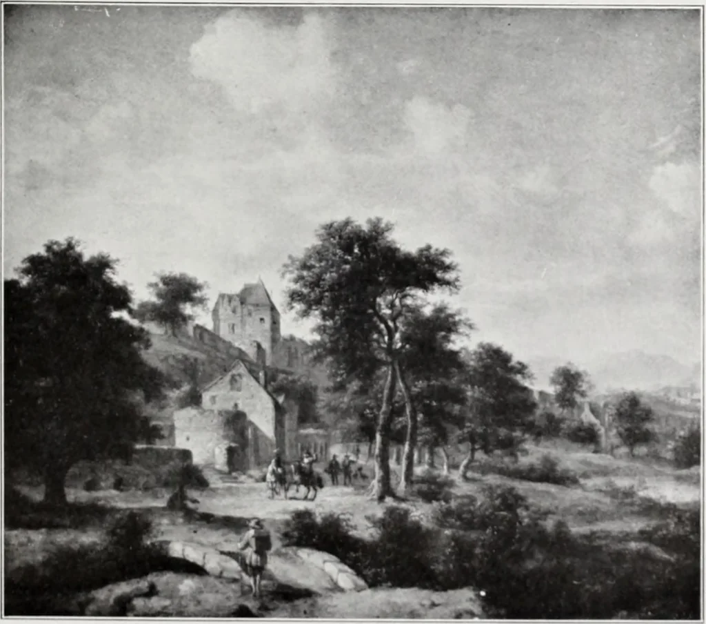 An illustration from A descriptive and illustrated catalogue of 150 paintings by old masters of the Dutch, Flemish, German, Italian, Spanish and French schools from the Kleinberger Galleries, 1911, leaf 52