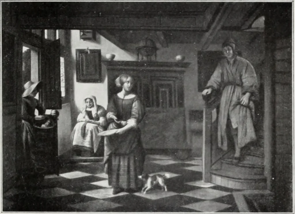 An illustration from A descriptive and illustrated catalogue of 150 paintings by old masters of the Dutch, Flemish, German, Italian, Spanish and French schools from the Kleinberger Galleries, 1911, leaf 58