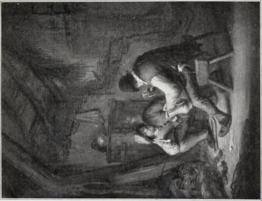 An illustration from A descriptive and illustrated catalogue of 150 paintings by old masters of the Dutch, Flemish, German, Italian, Spanish and French schools from the Kleinberger Galleries, 1911, leaf 72