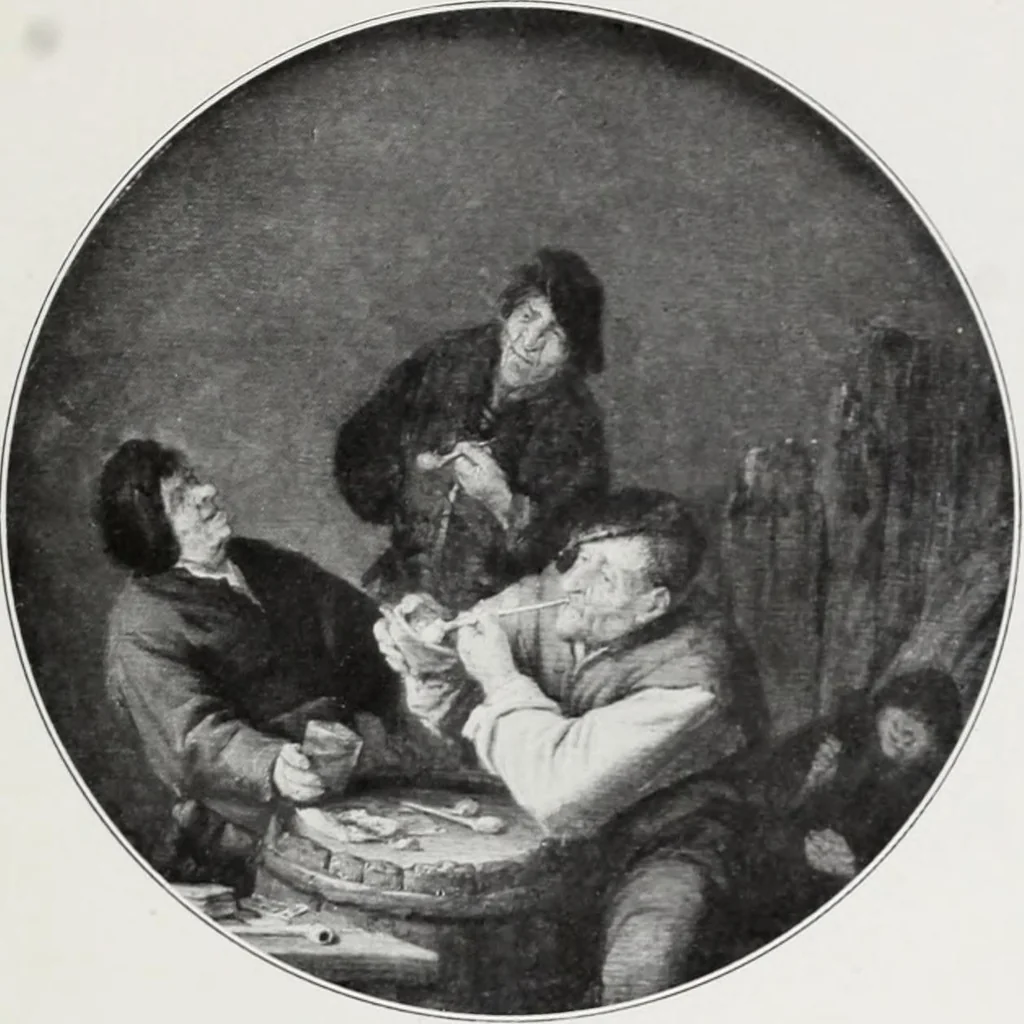 An illustration from A descriptive and illustrated catalogue of 150 paintings by old masters of the Dutch, Flemish, German, Italian, Spanish and French schools from the Kleinberger Galleries, 1911, leaf 74