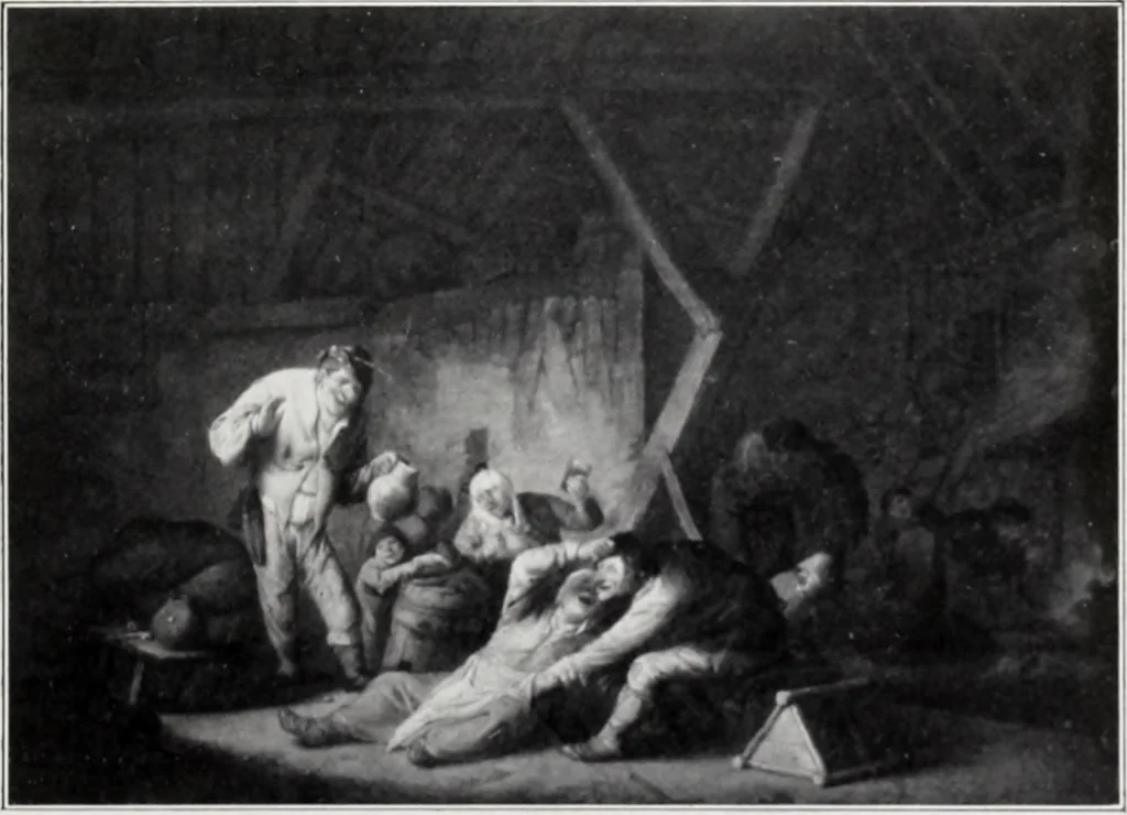 An illustration from A descriptive and illustrated catalogue of 150 paintings by old masters of the Dutch, Flemish, German, Italian, Spanish and French schools from the Kleinberger Galleries, 1911, leaf 74