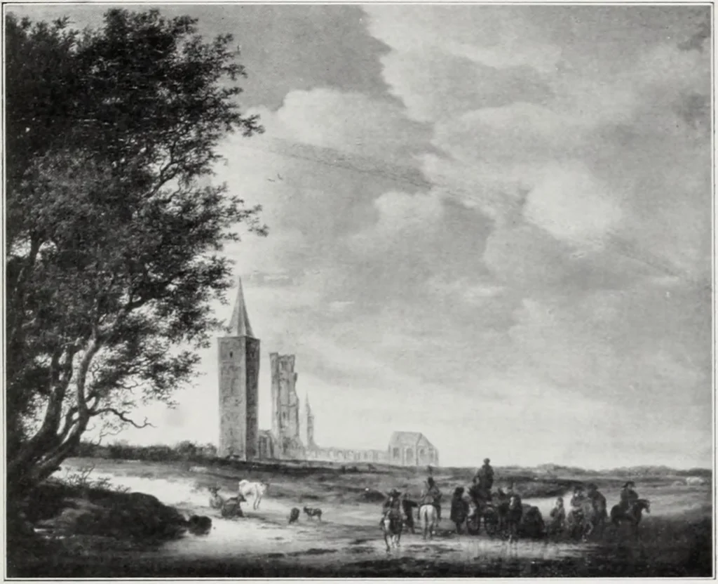 An illustration from A descriptive and illustrated catalogue of 150 paintings by old masters of the Dutch, Flemish, German, Italian, Spanish and French schools from the Kleinberger Galleries, 1911, leaf 90