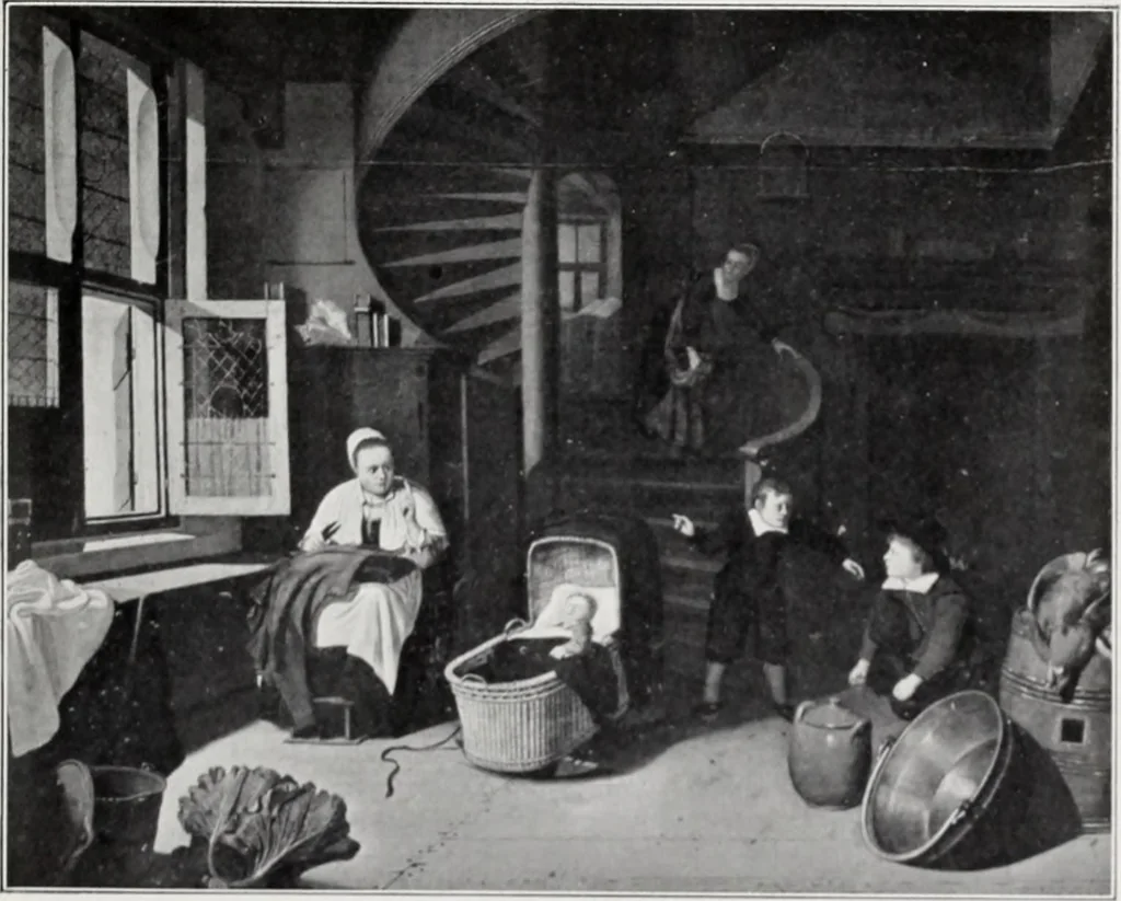 An illustration from A descriptive and illustrated catalogue of 150 paintings by old masters of the Dutch, Flemish, German, Italian, Spanish and French schools from the Kleinberger Galleries, 1911, leaf 94