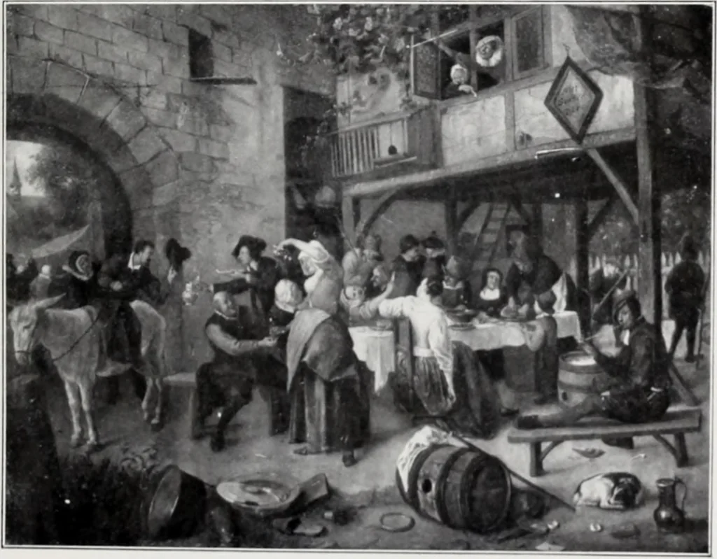 An illustration from A descriptive and illustrated catalogue of 150 paintings by old masters of the Dutch, Flemish, German, Italian, Spanish and French schools from the Kleinberger Galleries, 1911, leaf 96