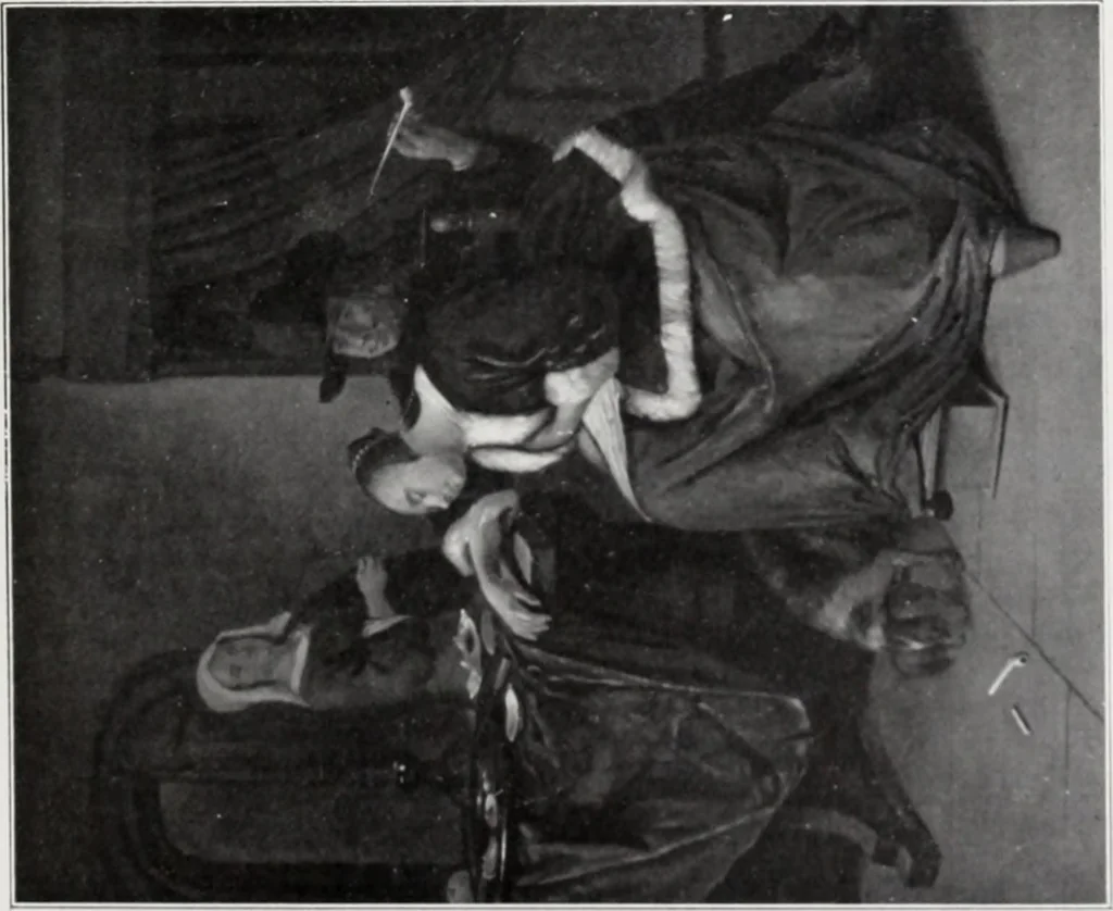 An illustration from A descriptive and illustrated catalogue of 150 paintings by old masters of the Dutch, Flemish, German, Italian, Spanish and French schools from the Kleinberger Galleries, 1911, leaf 98