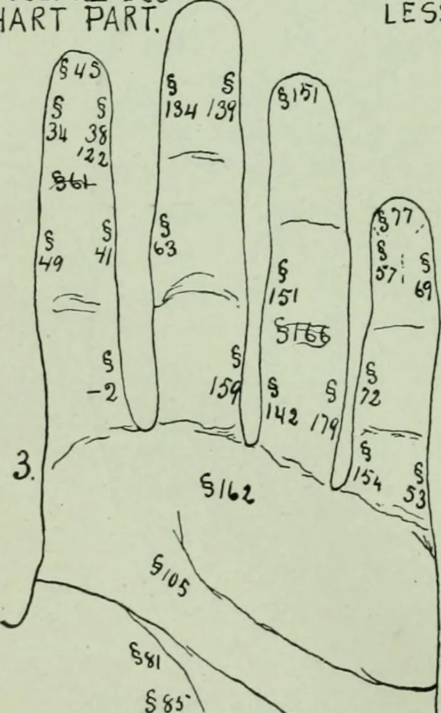 An illustration from Descriptive mentality from the head, face and hand, 1899, leaf 146