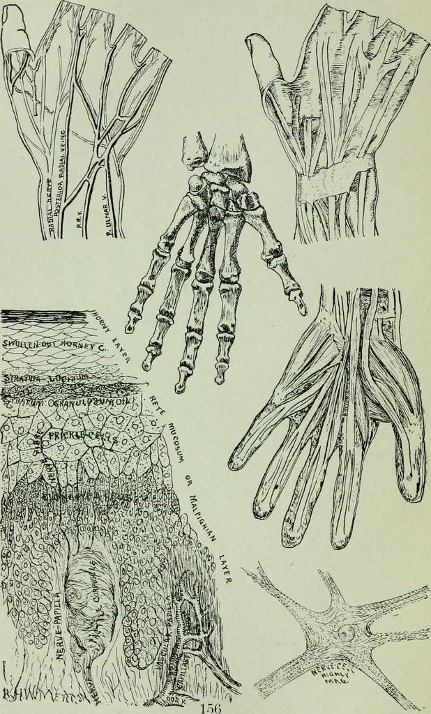 An illustration from Descriptive mentality from the head, face and hand, 1899, leaf 160