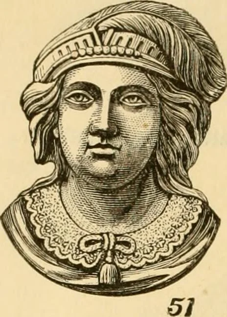 An illustration from Descriptive price list of patented artificial wood ornaments, for furniture manufacturers, architects, builders, interior decorators, stair builders, car builders, organ manufacturers, steamboat builders, etc. etc., 1871, leaf 9