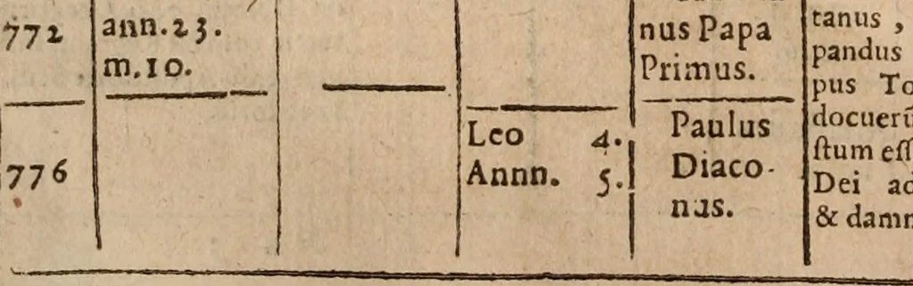 An illustration from De scriptoribvs ecclesiasticis liber vnvs, cvm adivnctis indicibvs vndecim, & breui chronologia ab orbe condito vsque ad annum M.DC.XII .., 1613, leaf 295