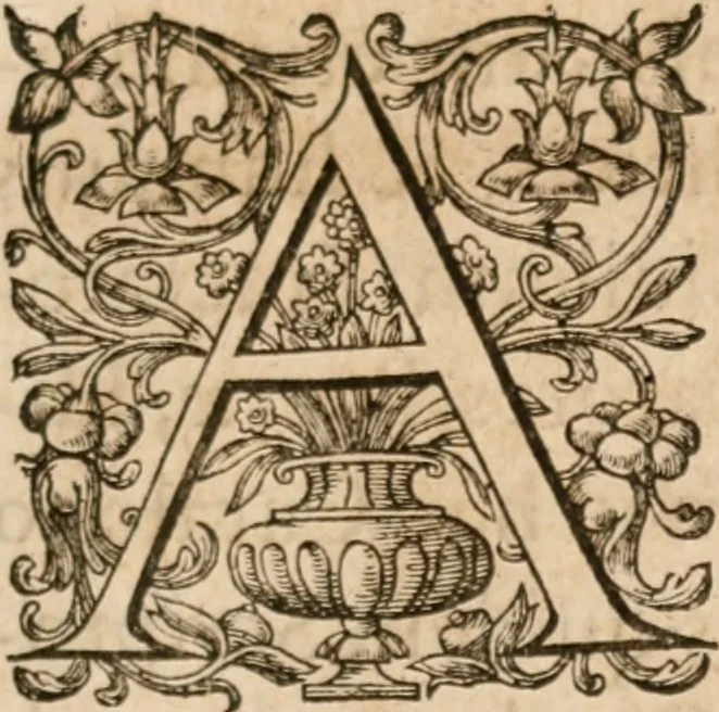 An illustration from De scriptoribvs ecclesiasticis liber vnvs, cvm adivnctis indicibvs vndecim, & breui chronologia ab orbe condito vsque ad annum M.DC.XII .., 1613, leaf 6