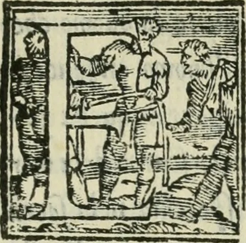 An illustration from Descrittione de i lvoghi sacri della citta di Napoli : con li fondatori di essi, reliqvie, sepoltvre, et epitaphii scelti che in qvelle si ritrovano ..., 1560, leaf 16