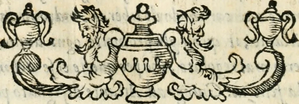 An illustration from Descrittione della festa fatta in Bologna nelle nozze de gli ill.mi sig.ri il sig. Piriteo Malvezzi et la signora donna Beatrice Orsina, il di XVIII. di novemb. M D LXXXIV, 1585, leaf 85