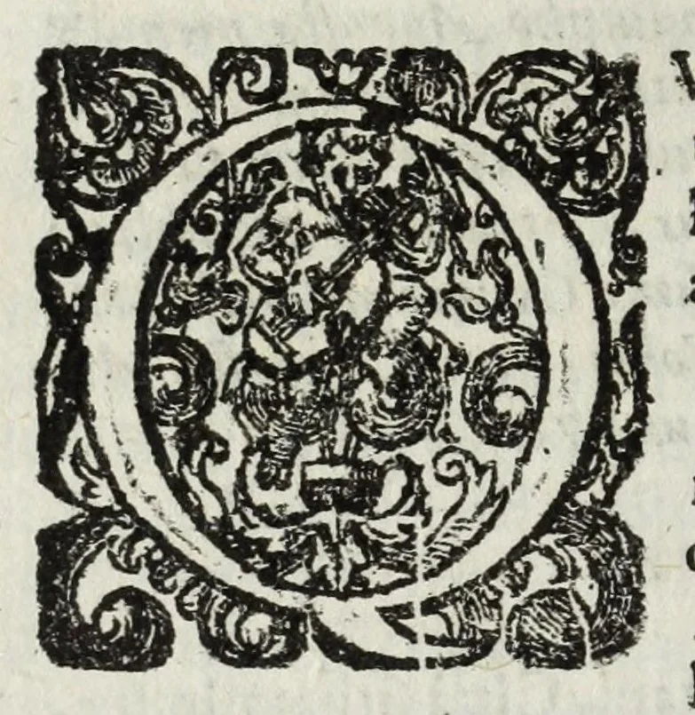 An illustration from Descrittione del Regno di Napoli : diuiso in dodeci prouincie, nella quale con breuità si tratta della fedelissima città di Napoli, e dele cose più notabili di essa, e delle città e terre più illustri del Regno, con le famiglie nobili, non solo di quella, ma dell'altre città di esso Regno : con i vescouadi, & arciuescouadi, e santi, che sono in esso ..., 1671, leaf 164