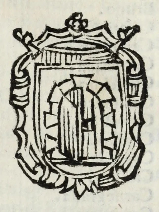 An illustration from Descrittione del Regno di Napoli : diuiso in dodeci prouincie, nella quale con breuità si tratta della fedelissima città di Napoli, e dele cose più notabili di essa, e delle città e terre più illustri del Regno, con le famiglie nobili, non solo di quella, ma dell'altre città di esso Regno : con i vescouadi, & arciuescouadi, e santi, che sono in esso ..., 1671, leaf 41