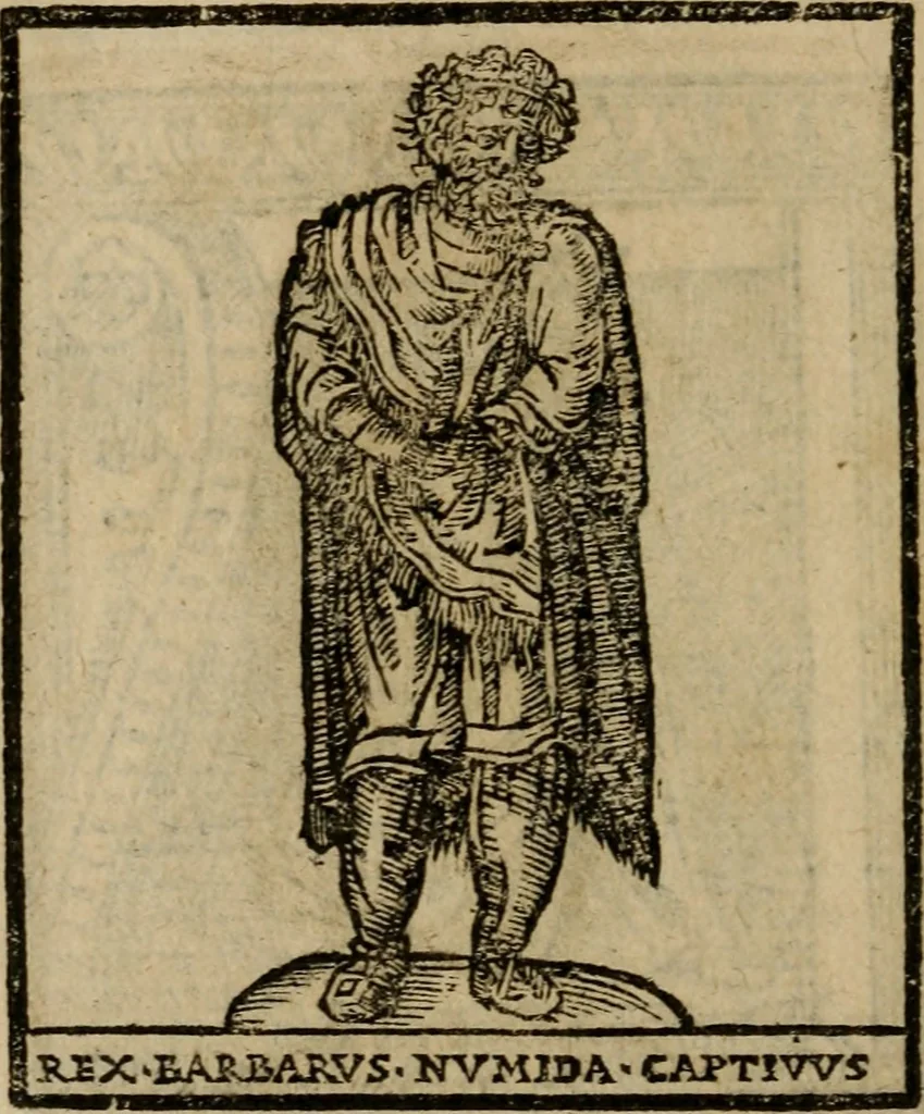 An illustration from Descrittione di Roma antica e moderna : nella quale si contengono chiese, monasterij, hospedali, compagnie, collegij e seminarij, tempij, teatri, anfiteatri, naumachie, cerchi, fori, curie, palazzi, e statue, librerie, musei, pitture, sculture, & i nomi de gli artefici : indice de'sommi pontefici, imperatori e duchi : con due copiosissime tauole, 1643, leaf 587