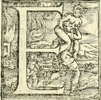 An illustration from Descrittione di tutta Italia, 1550, leaf 106