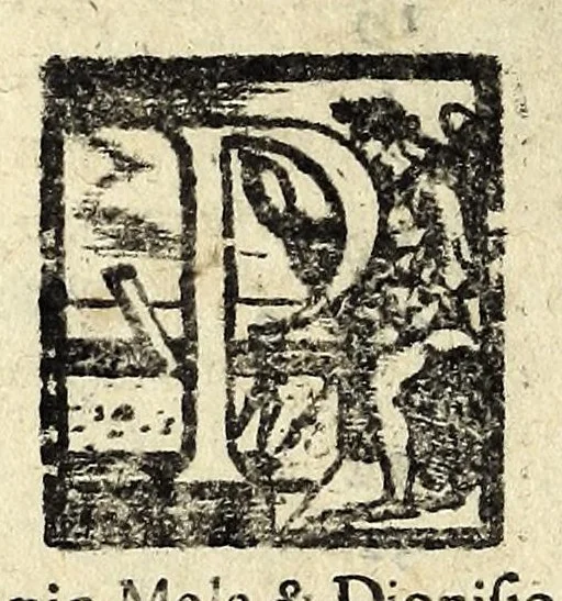 An illustration from Descrittione di tvtta Italia ... : nella quale si contiene il sito di essa, l'origine, et le signorie delle città & delle castella co i nomi antichi & moderni, i costumi de popoli, le conditioni de paesi, et piv gli hvomini famosi che l'hanno illustrata, i monti, i laghi, i fiumi, le fontane, i bagni, le minere, con tutte l'opre marauigliose in lei dalla natura prodotte, 1551, leaf 294
