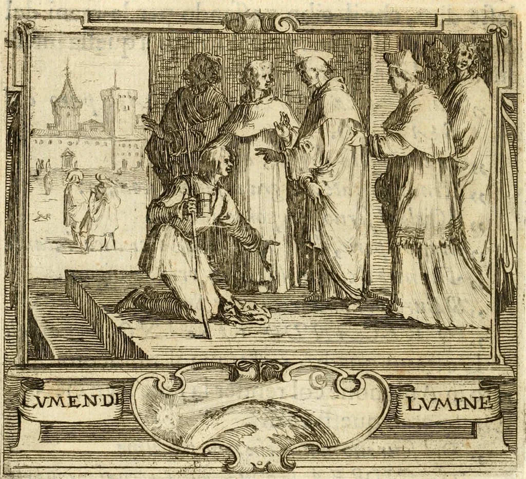An illustration from Descrizion delle feste fatte in Firenze per la canonizzazione di Sto. Andrea Corsini, 1632, leaf 43