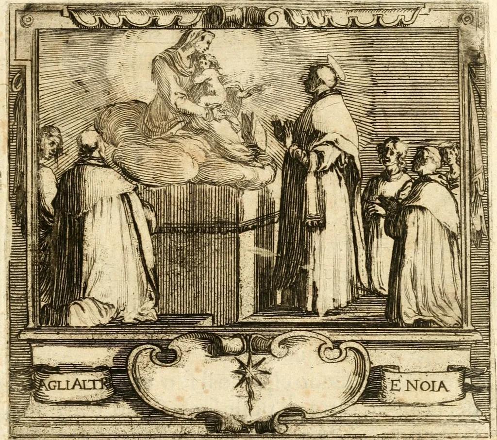 An illustration from Descrizion delle feste fatte in Firenze per la canonizzazione di Sto. Andrea Corsini, 1632, leaf 58